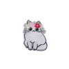 Exotic Shorthair Kitty Cat Flower Wreath Embroidery Patch