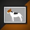 Exquisite Bull Terrier Vector Art