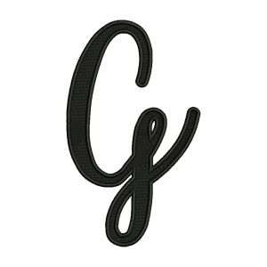 Letter G Embroidery Design