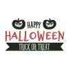 Happy Halloween Trick Or Treat Halloween Embroidery Design