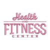 Health and Fitness Center Calligraphy Embroidery Design