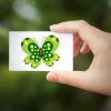 Leafy Green Butterfly Vector Art