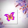 Lilac Inspired Butterfly Vector Art