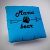 Mama Bear Arrow and Feet Paw Silhouette Art