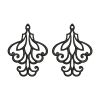 Meticulous Chandilier Earrings Jewellery Embroidery Design