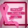 Beautiful Pink Color Breast Cancer Vector Art