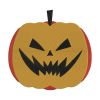 Scary Jack o Lantern face Pumpkin Halloween Embroidery Design