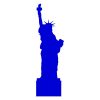 Blue Statue of Liberty Vector | Statue Of Liberty Vector Art | American Statue Of Liberty Vector | Statue Of Liberty Vector File