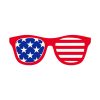 Uncle Sam Us glasses Vector | 4th of July Glasses Vector | US Glasses Vector File | SVG American Glasses