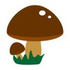 Boletus Edulis Autumn Mushroom Vector Art