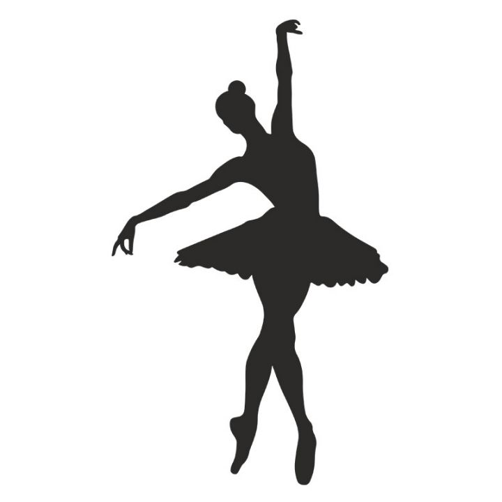 Spinning Ballerina Silhouette Art – DigitEMB