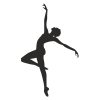 Dancing Ballerina Silhouette Art