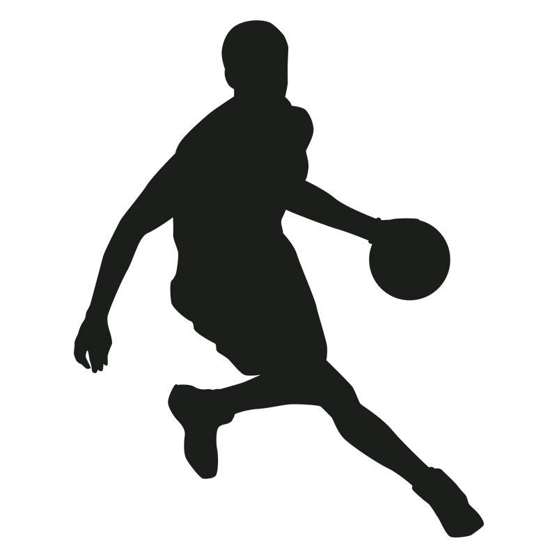 Download stunning Basketball Player Silhouette Art - Ai, EPS, SVG, PDF, PNG & DXF
