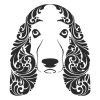 Basset Hound Dog Silhouette Art