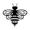 Honey Bee Silhouette Art