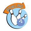 Amazing Bowling Sport Vector Art