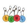 Eye-Catching Bowling Pins Vector Art