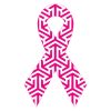 Arrowed Breast Cancer Ribbon Vector Art
