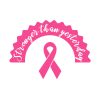 Stronger than Yesterday Breast Cancer Ribbon Vector Art