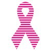 Parallel Lined Breast Cancer Vector Art