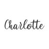 Charlotte Calligraphy Word Silhouette Art