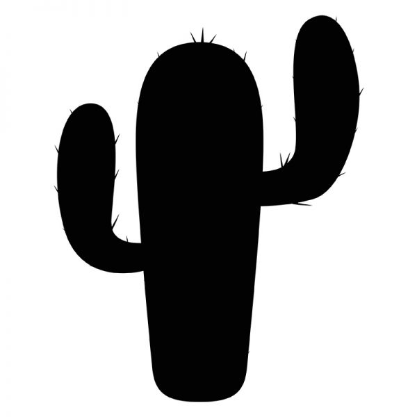 Cactus silhouette, Silhouette art, Silhouette stencil