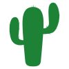 Mexican Saguaro Cactus Vector Art