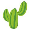 Candelabra Cactus Vector Art