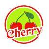 Ample and Spunky Cherry Logo Vector Art