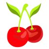 Heavenly and Delectable Cherry Vector Art