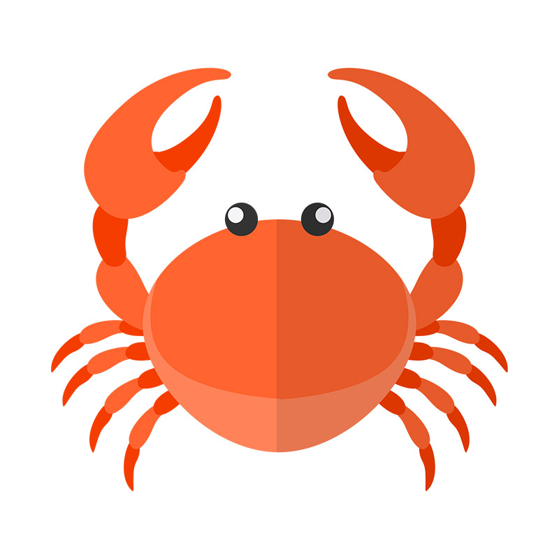 Animated Christmas Island Red Crab Vector Art – DigitEMB