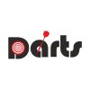Amusing Darts Game Logo Vector Art