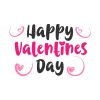 Heart Inspired Happy Valentines Day Vector Art