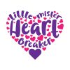 Hearty Little Mister Breaker Valentines Day Vector Art
