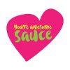 Youre Awesome Sauce Valentines Day Love Vector Art