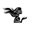 Fashionable and Gorgeous Titled Diva Silhouette Art