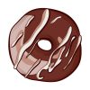 Moreish Nutella Doughnut and Cream Vector Art