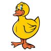 Alluring and Dashing Duck Vector Art