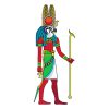 Divine Amun-Ra The Egyptian God Vector Art