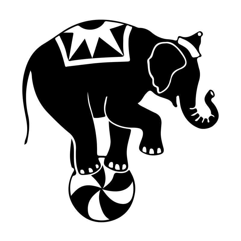 Jumbo Circus Elephant Svg Format Eps Ai Svg Pdf Png Clip Arts