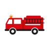 Fire Extinguisher Truck Vector Art