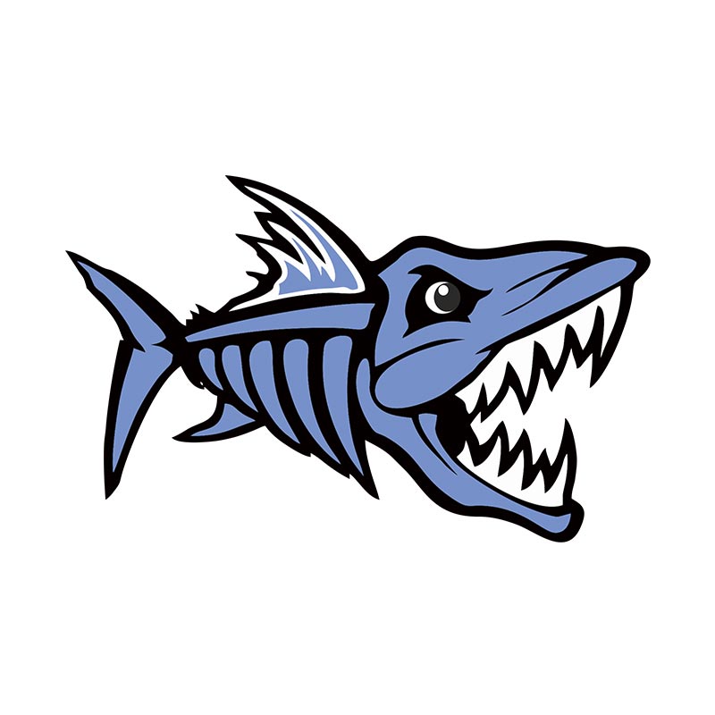 Download Deadly Piranha Cartoon Fish Bone Eps Ai Svg Pdf Png Clip Arts