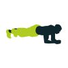 Plank Position Exercise Vector Art | Gym Workout Vector | Fitness Vector Art | Gymnastic Vector