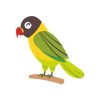 Colorful Parrot Bird Vector Art
