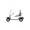 Electric Golf Club Cart Car Vector Art