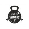 Power Fitness Kettlebell Silhouette Art