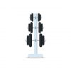 Powertec 3 Tier Gym Weight Rack Vector Art