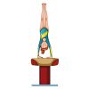 Handstand Gymnast Vector Art | Women Yoga Vector Art | Women Aerobics Workout Vector File | Women Exercise Vector Design