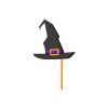 Petrifying Witch Halloween Pointing Hat Vector Art