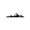 Pointed Hills Trails Camping Silhouette Art